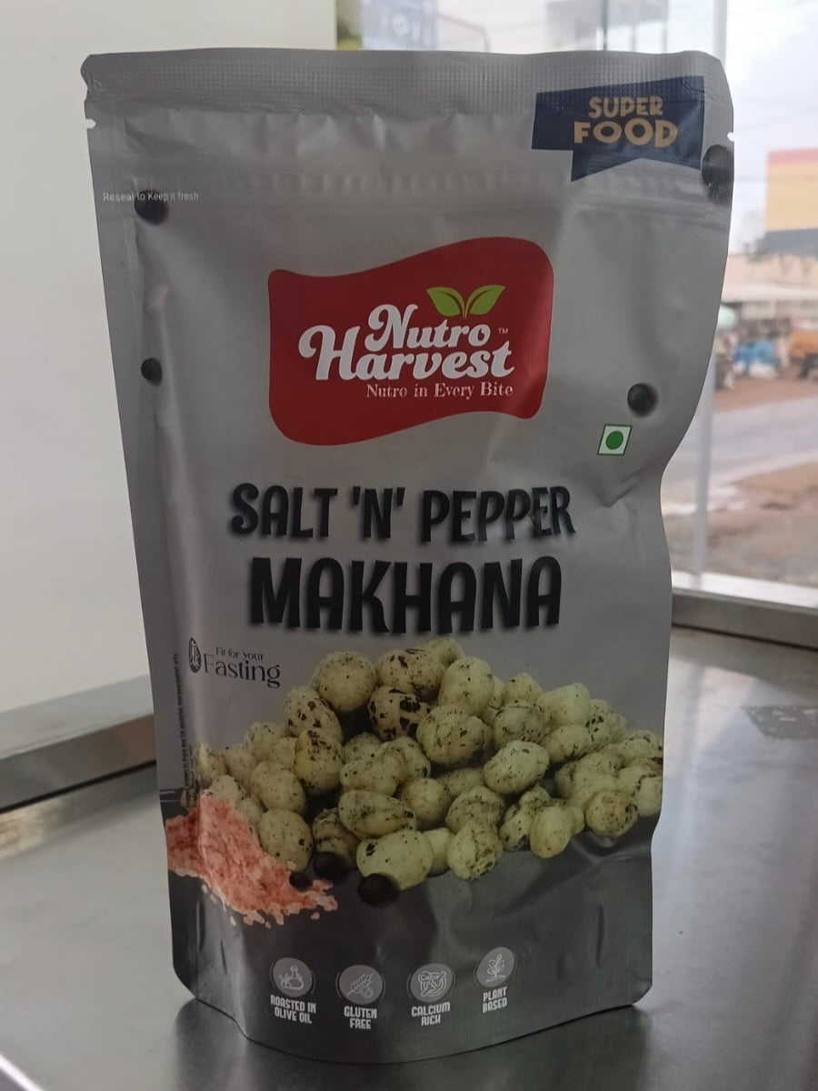 Roasted Makhana- Himalayan Salt N Pepper Flavor