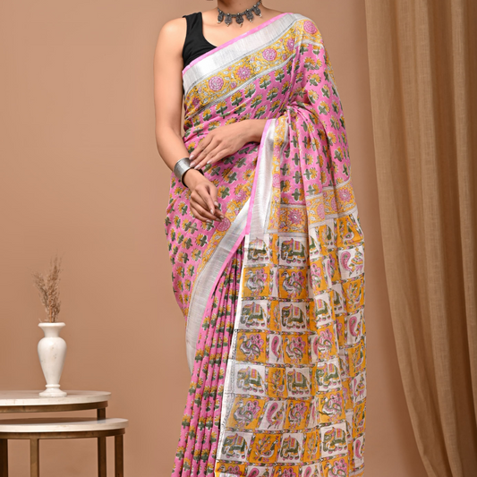 Linen saree RS.699