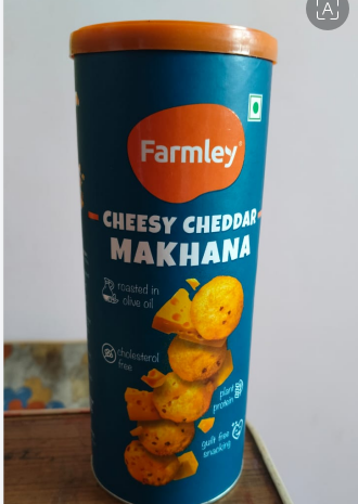 Roasted Makhana(Farmley) - Cheesy Cheddar Flavor