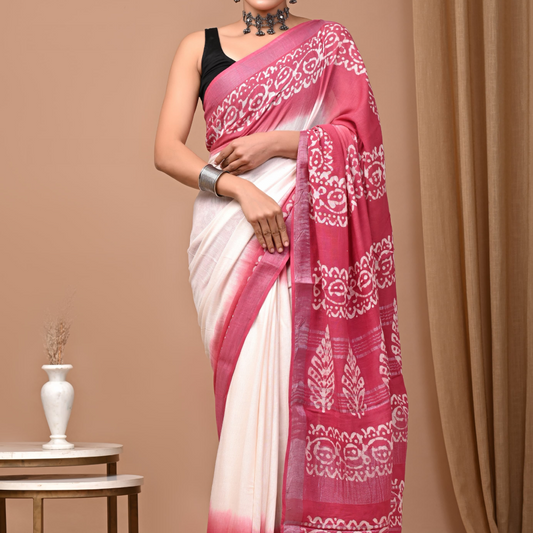 Linen Saree Rs 699