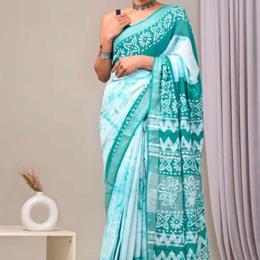 Linen Saree Rs 699