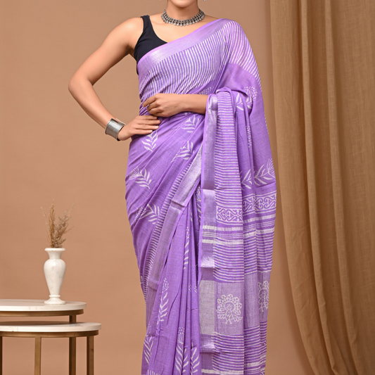 Linen saree RS.699