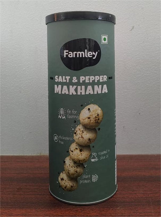 Roasted Makhana(Farmley) - Salt and Pepper Flavor