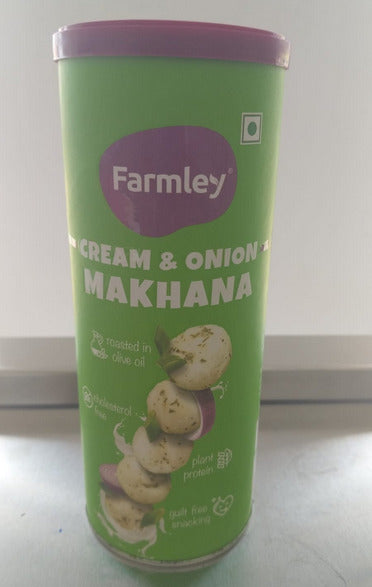 Roasted Makhana(Farmley) -Cream N Onion Flavor -Rs.200