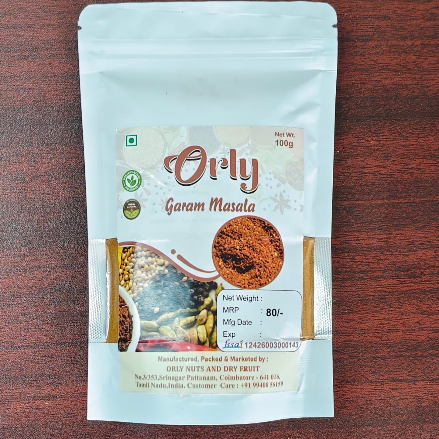 Garam  Masala 100g-Rs.80