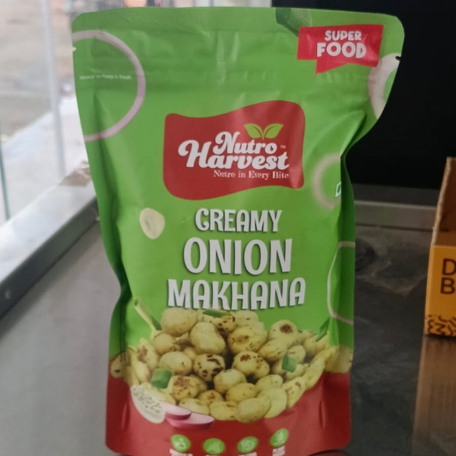Roasted Makhana- Cream N Onion Flavor