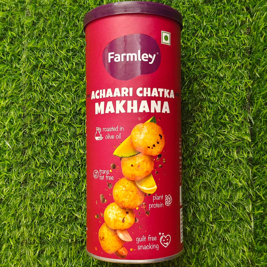 Roasted Makhana(Farmley) - Achaari Chatka Flavor 55g  Rs-159
