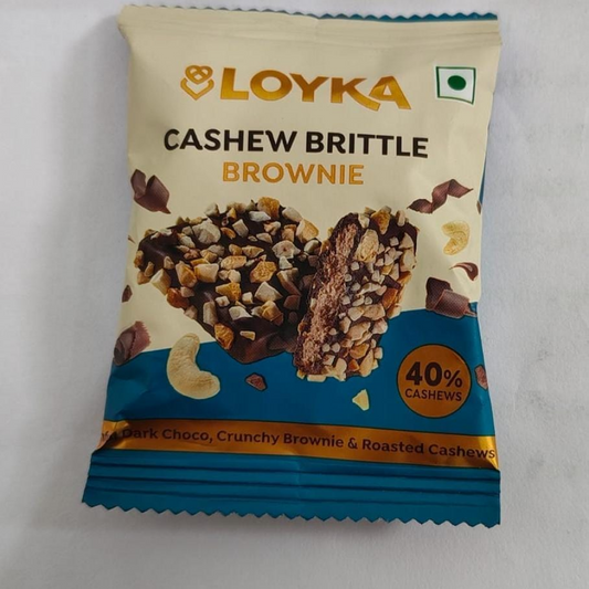 Cashew Brittle Brownie 1 pcs- Rs 40