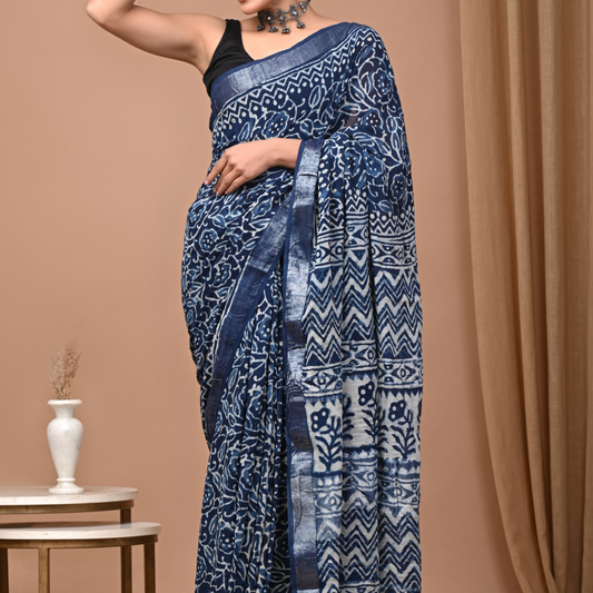 Linen Saree Rs 699