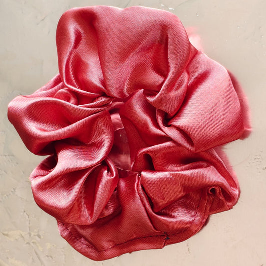 (No:7) Satin Scrunchie Small Rs-10